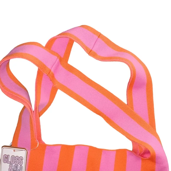 - GLOSS & GLO BRIGHT AND COLORFUL LARGE MULTI-USE BAG NWT - Picture 2 of 5